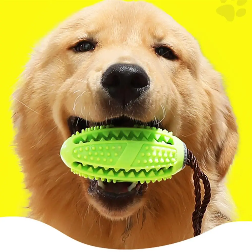 

Pet Dog Toys Toy Funny Interactive Elasticity Ball Dog Chew Toy For Dog Tooth Clean Ball Of Food Extra-tough Rubber FootBall