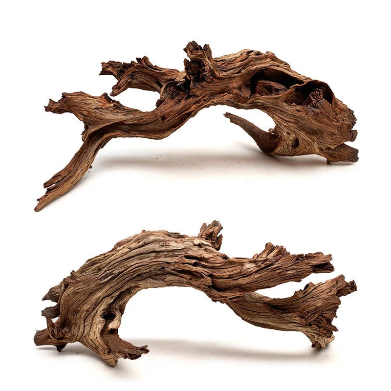 Natural Aquarium Sinkable Driftwood Fish Tank Decoration Wood Aquatic Plants Landscape