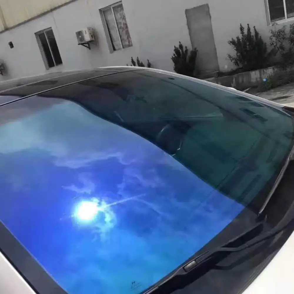 0.5*3M Chameleon Sky Blue VLT 67% Tint Front Windshield Car Foils Solar Protection Films Heat Control Residential Film