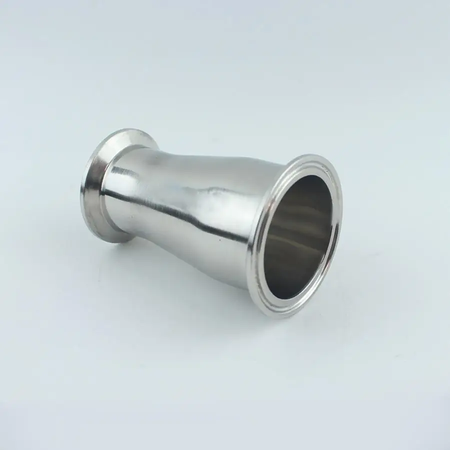 

89mm to 76mm Pipe OD 3.5" to 3" Tri Clamp Reducer SUS 316L Stainless Sanitary Pipe Fitting Homebrew