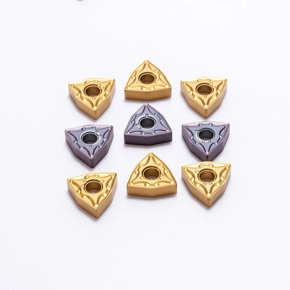 Lathe Cutter Tools WNMG080408 MA UE6020 US735 VP15TF External Turning Tools WNMG 080408 Carbide Inserts Cutting Tool 10PCS