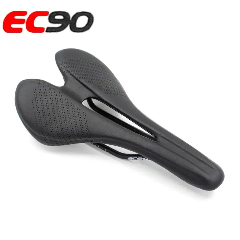 

EC90 Hollow Breathable Bicycle Saddle Comfort Road MBT Mountain Bike Seat Cycling Saddle Cushion Bike Leather Saddle