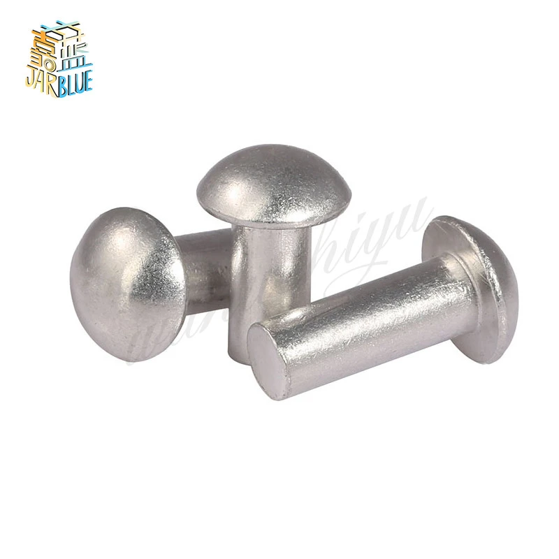 

10/50pcs M2 M2.5 M3 M4 M5 M6 A2 304 Stainless Steel Button Round Head Solid Rivet Self Plugging GB867 Diameter 2/2.5/3/4/5/6mm