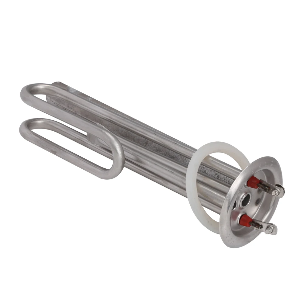 Zaślepka 63mm z nakrętką M6 2000W 220V elektryczna rura grzewcza 2-sonda Element grzejny akcesoria do podgrzewacza wody