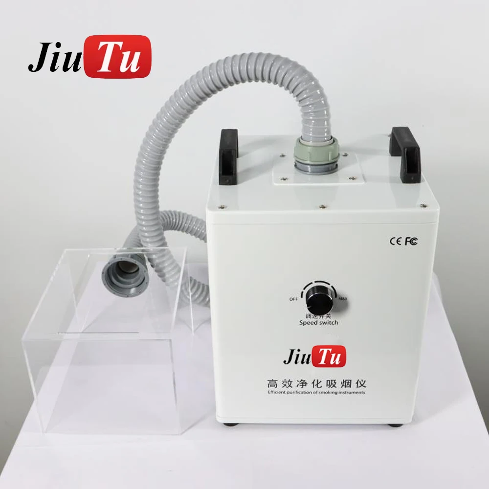 Fume Extractor Mini Smoke Absorber Airเครื่องฟอกอากาศสำหรับเลเซอร์แยกเครื่องหมายแกะสลักเครื่อง