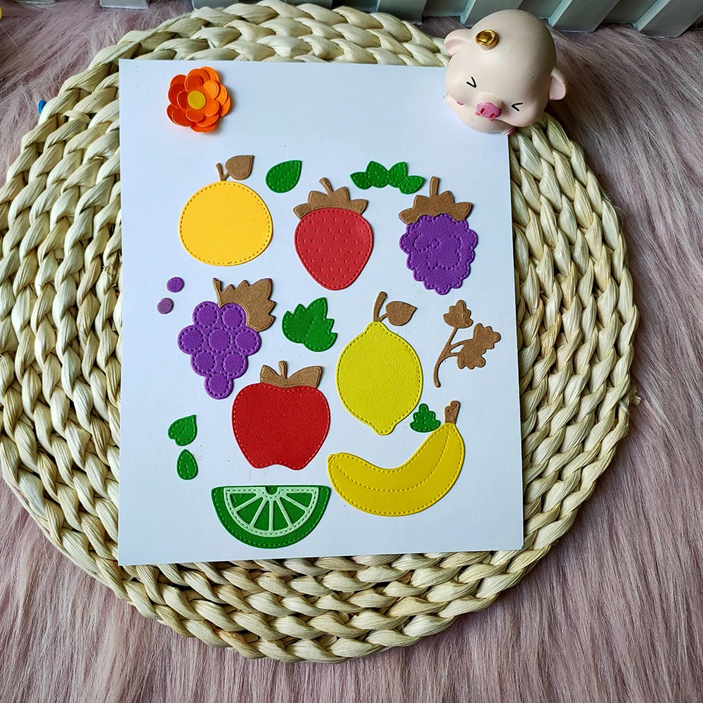 New Fruits metal cutting die mould scrapbook decoration embossed photo album decoration card making DIY handicrafts