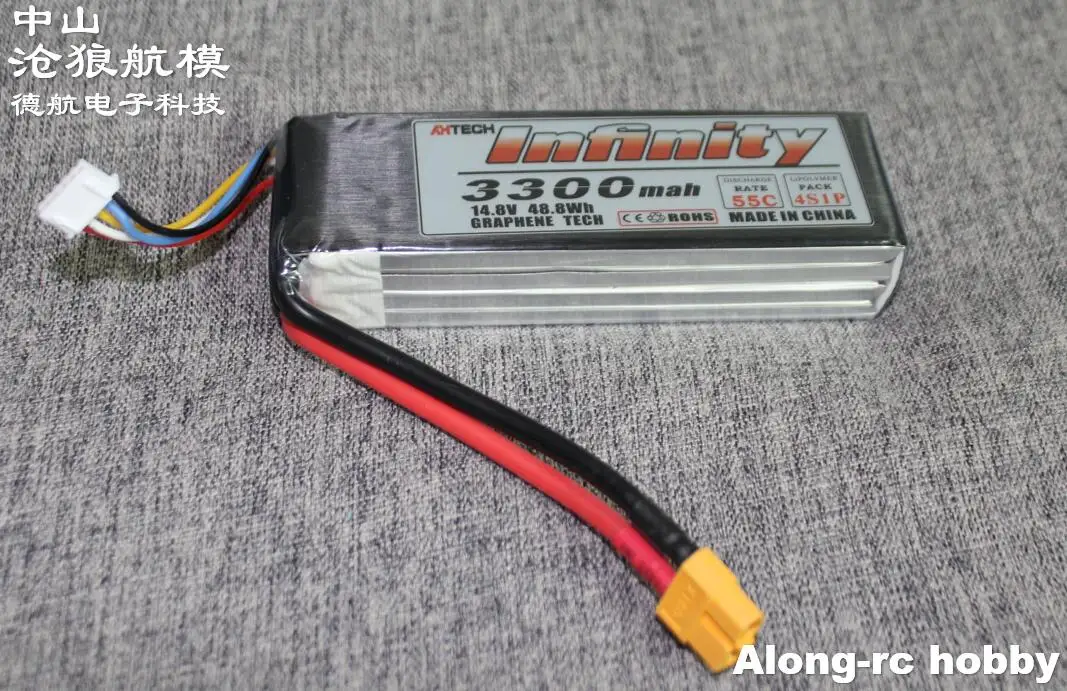 Rc 3D Vliegtuig Hobby F3A F3D Edf Rc Jet Vliegtuig Model Rc Boot Deel Infinity Li-Po Batterij 4S 3300Mah 4S1P 55C 14.8V3300mah 55C