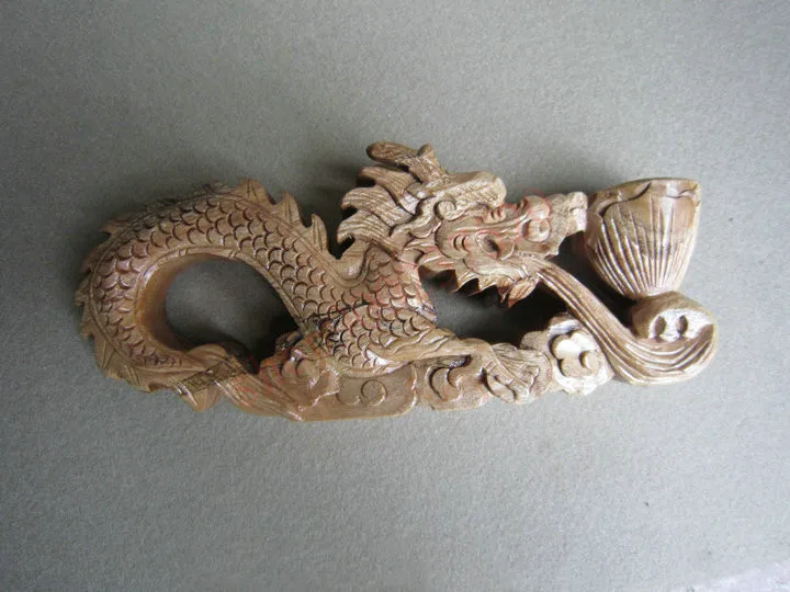 Taoist supplies, Taoist magic tools, incense burner, dragon head stove, camphor wood carving