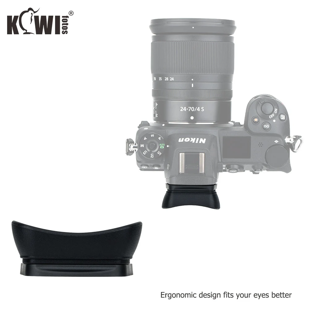 Oculare per mirino con fotocamera estesa in Silicone morbido per Nikon Z6 II Z7 II Z5 Z7 Z6 Z6II Z7II Eye Cup Eyeshade sostituire DK-29