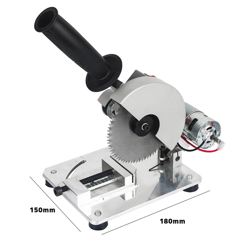 110V/220V Table Cutting Machine DIY Drill Micro Cutting Machine Aluminum Alloy Table Saw  For cutting Metal Wood Plastic