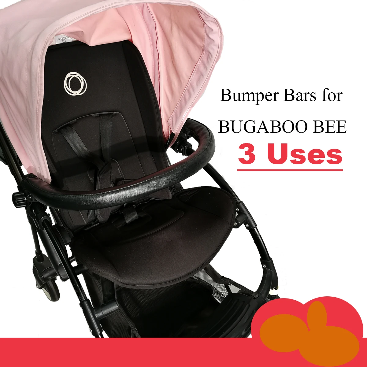 Bugaboo Bee 3 Bee 5 Bee6 용 조정 가능한 팔걸이 및 확장 핸들, 유모차 액세서리