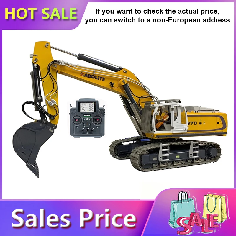 RC 1/14 K970 excavator remote control heavy mining hydraulic excavator simulation metal model