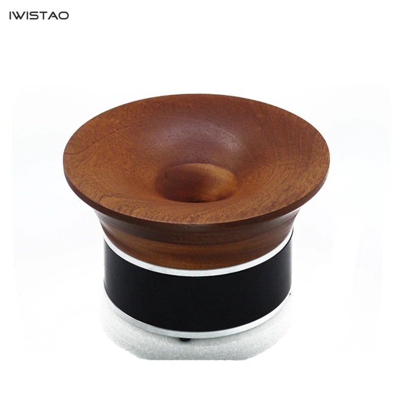 IWISTAO-bocina de madera maciza HIFI, cabeza de controlador Super Tweeter, 1 pulgada, 8 ohmios, máx. 40W, 1,2-32Khz, compensación para unidad de rango completo