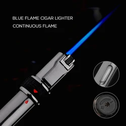 JOBON Torch Lighter Grinding Wheel Windproof Cigar Lighters Countious Flame