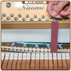 1Pc Professional Piano Sand Paper File Acrylic +Sandpaper Material Piano Voicing Tool Tuning & Maintenance Tools