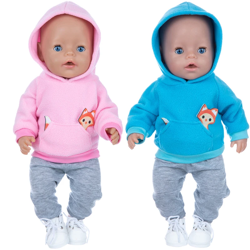Nowy kombinezon Fox dla 17-calowej lalki 43 cm New Born Baby Doll Ubrania, buty nie są wliczone w cenę.