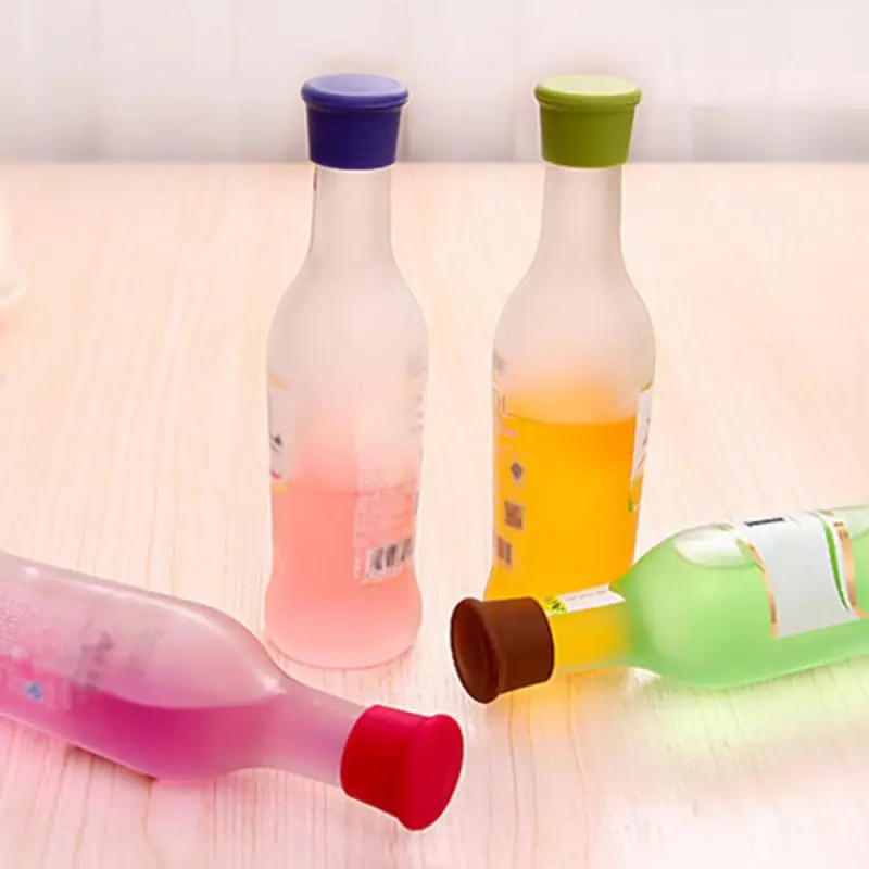 Silicone Bottle Caps Beer Cover Sealing Leak-proof Soda Wine Fresh Saver Stopper Household Kitchen Barware Tools Dropshipping