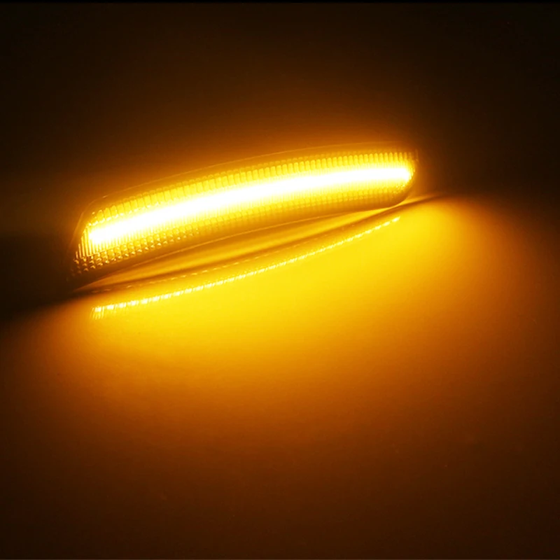 iJDM Amber Yellow Full LED Front Side Marker Light For 2014-up Cadillac CTS,For 2015-up Cadillac ATS,Replace OEM Sidemarker Lamp