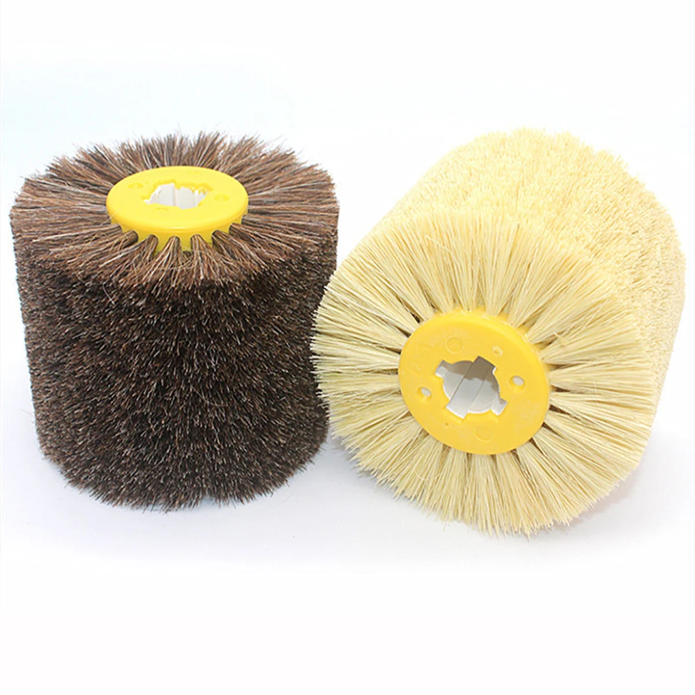 

Sisal Bristle Polishing Waxing Wheel, Deburring Wire Drawing Machine Polishing Wheel for Rosewood Furniture Surface Finishing