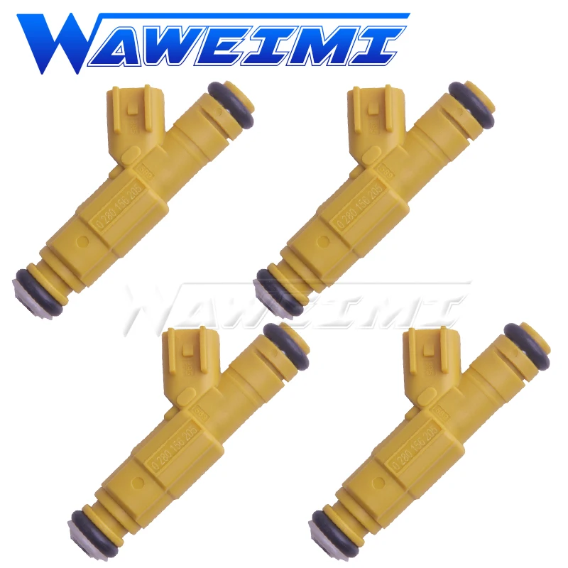 

WAWEIMI 4 Pieces Fuel Injector OE 0280156205 For Mazda B2300 2005-2006 Ford Ranger 2004-2005 2.3L l4