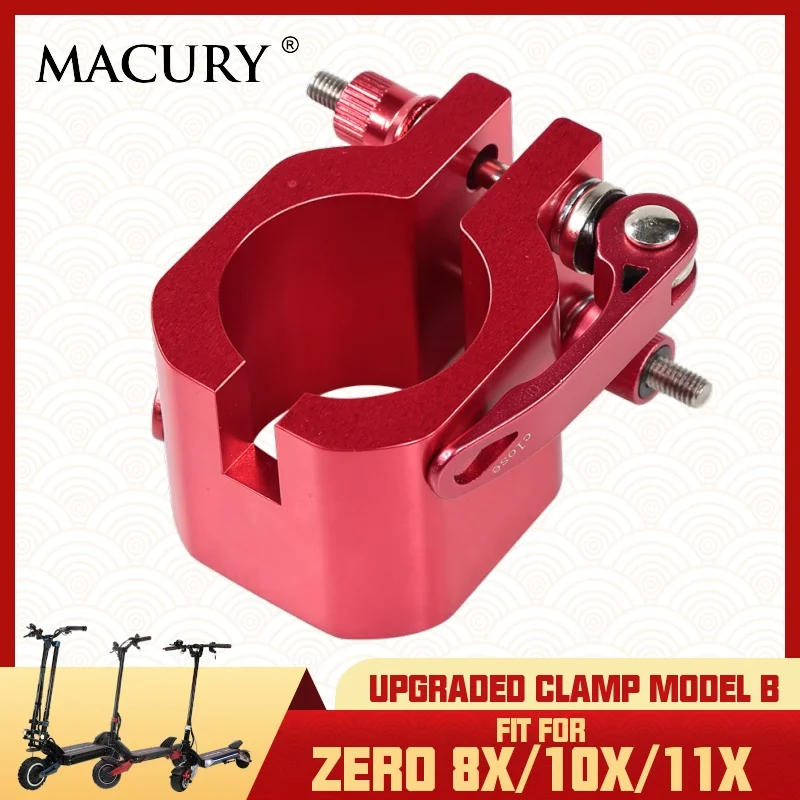 Original Upgraded Folding Clamp for ZERO 10X 11X 8X SPEEDUAL Dualtron 3 DT3 Spider Thunder Electric Scooter Rugged Lock of Stem