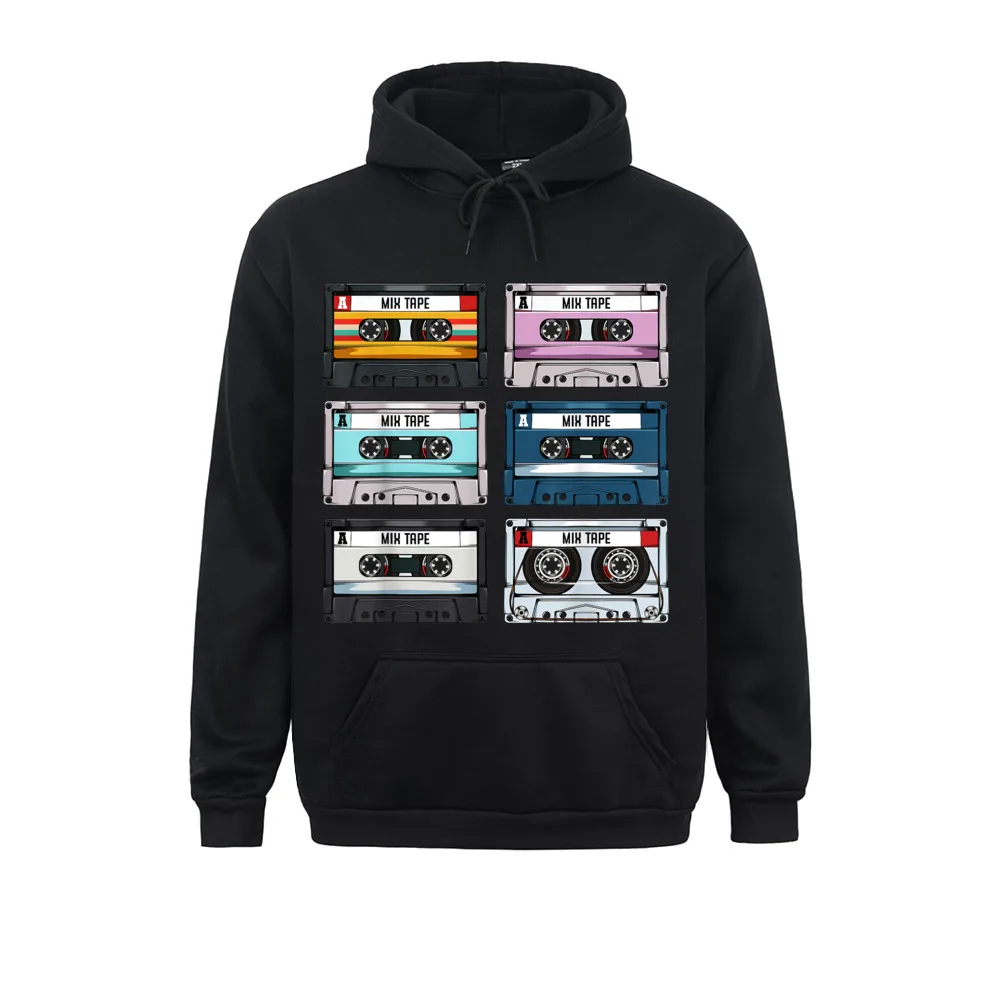 

Cassette Tapes Mixtapes 80s 90s Music Songs Retro Vintage Hoodies Oversized Casual Long Sleeve Mens Sweatshirts Hoods