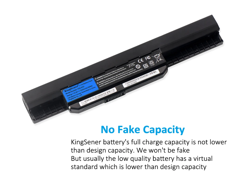 KingSener A32-K53 A41-K53 Laptop battery for ASUS K53 K53E X54C X53S X53 K53S X53E K43E K43S K43U X43S X43SJ X43SV A43S A53 A53S