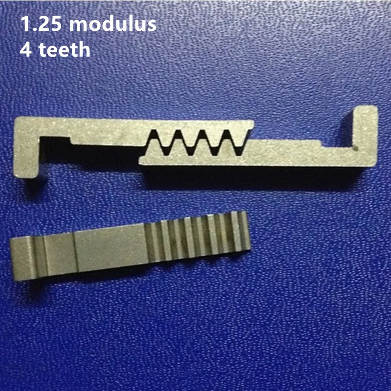 5pcs/lot Precision 1.25 Modulus 4 Teeth Lenght 39mm Powder Metallurgy Rack