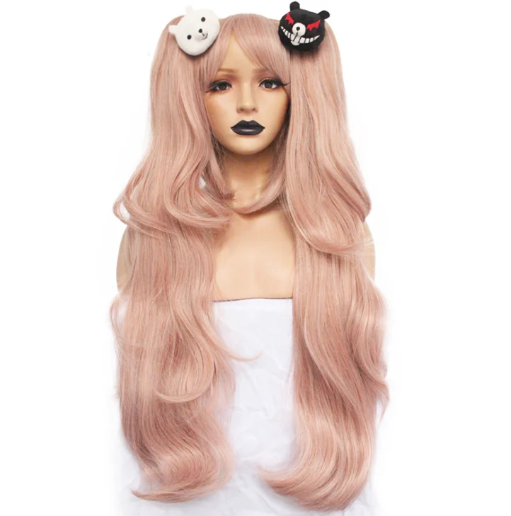 Danganronpa: Trigger Happy Havoc Women Enoshima Junko Cosplay Wig Enoshima Junko Role Play Ponytails 80cm