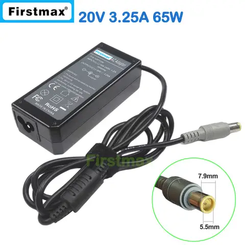 20V 3.25A 65W Laptop Ac Adapter Charger for Lenovo ThinkPad X220 Tablet X220i X220s x220T X230 X230 Tablet X230i X230t