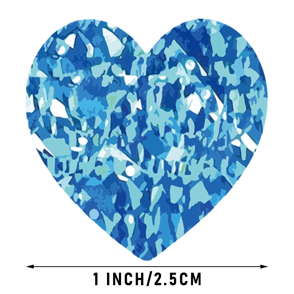 ハート型の粘着ラベル,500個/ロール,スクラップブッキング,パッケージ,結婚式の装飾,文房具用