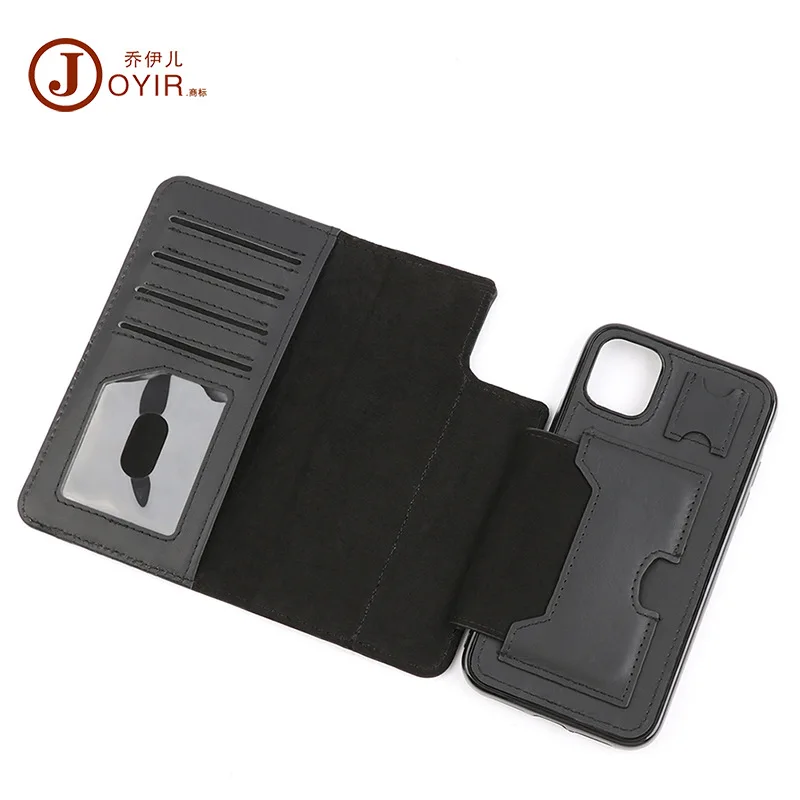 Applicable to Simple Fashion Multi-Card Mobile Phone Leather Case for Iphone11pro Max Mobile Phone Shell