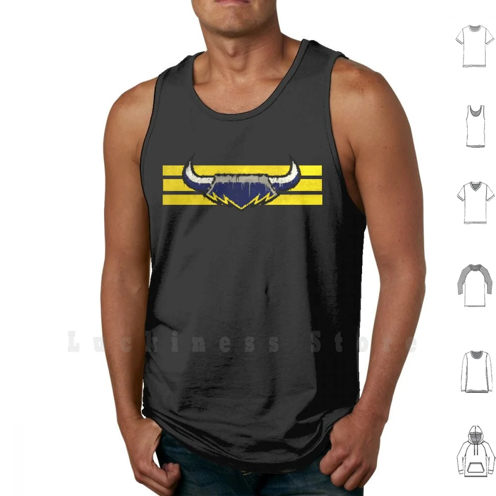 North Queensland Cowboy Graffiti Tank Tops Vest Sleeveless North Queensland Cowboy Nrl Rugby League Football Footy