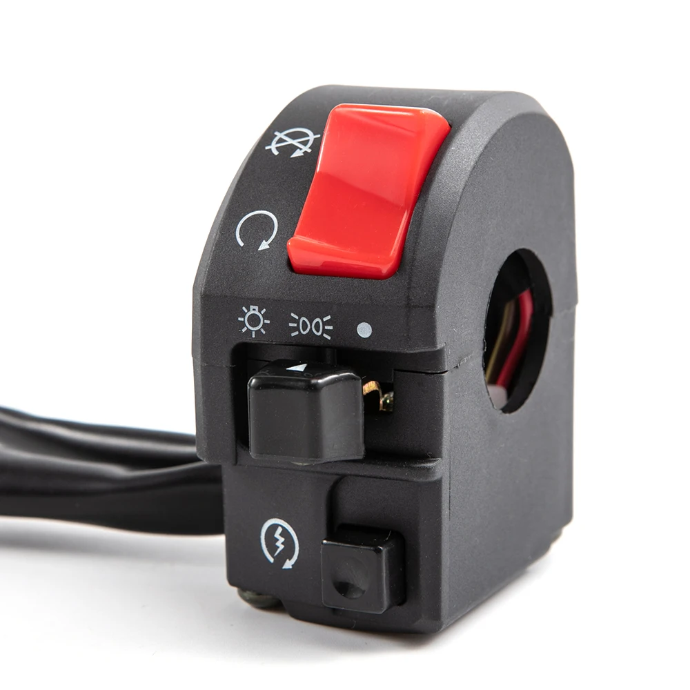 7/8 "22mm Motorrad-Motorrad Horn Taste Blinker Elektrische Nebel Lampe Licht Starten Lenker Controller Schalter