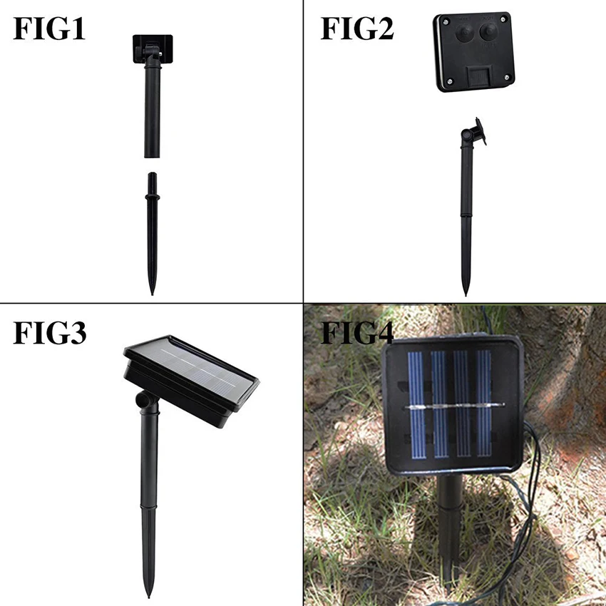 Imagem -05 - Luz de Borboleta Ótica à Prova Dágua para Áreas Externas Led 12 20 Lâmpadas de Fadas Jardim Natal Cordão de Luz para Quintal Pátio Decoração