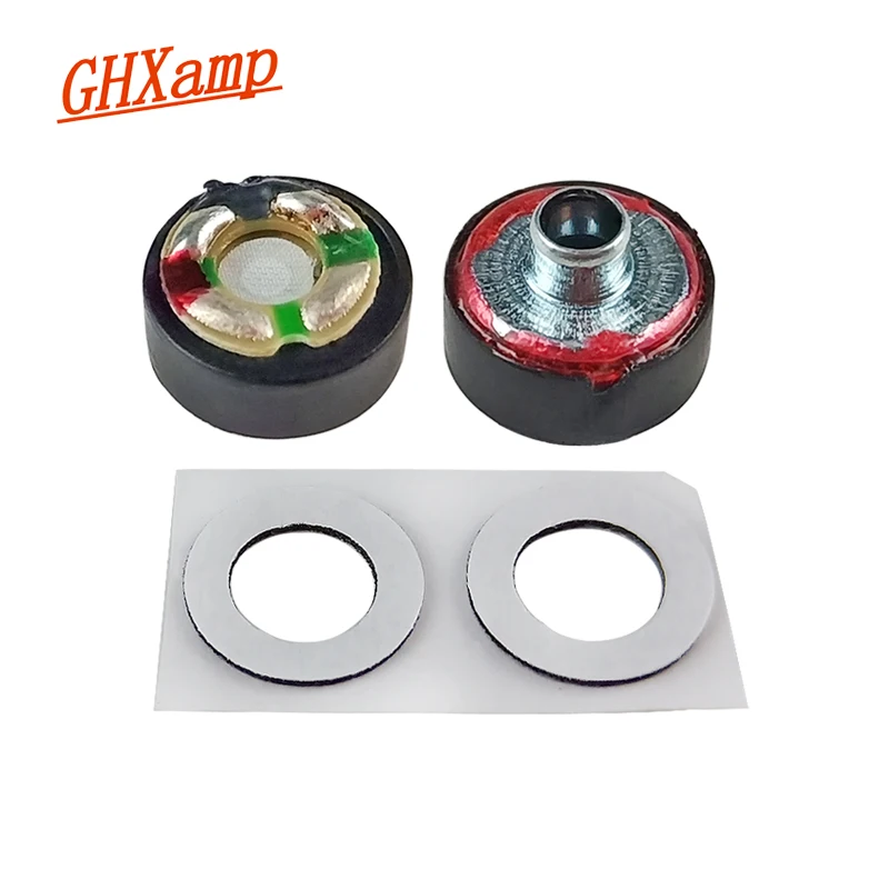 GHXAMP 8mm Headphone Subwoofer Turbo HIFI Enthusiast Earphone Speaker Unit DIY Material Accessories 2pcs