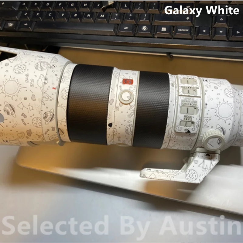 SEL70200G skórka obiektywu do Sony FE 70-200 f4 osłona obiektywu kalkomania zabezpieczenie przed zarysowaniem