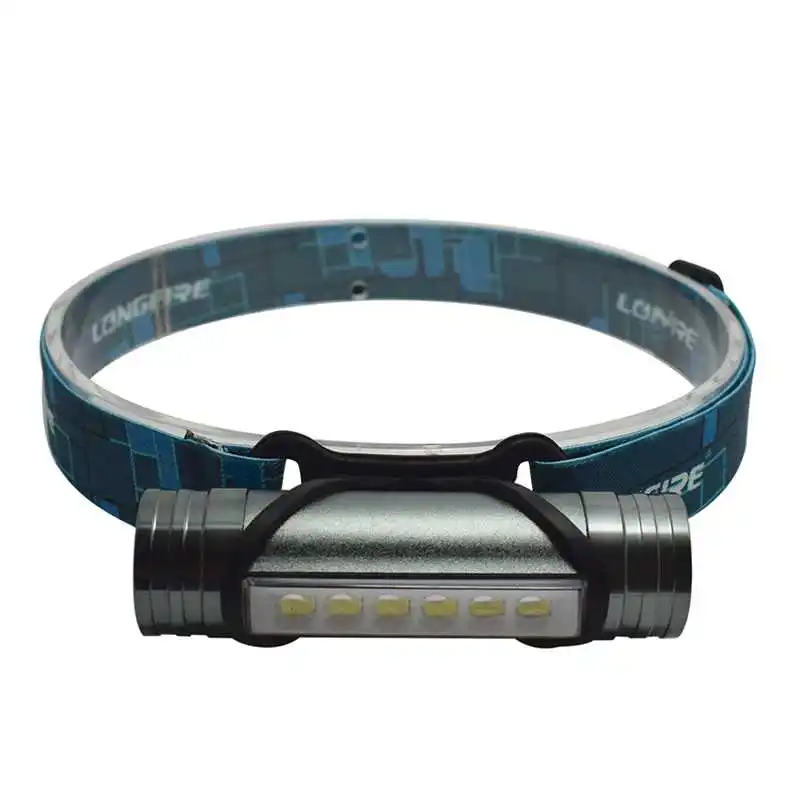 MINI COB 400Lm Headlamp Built-in Battery Rechargeable Headlight 3 Modes Head Lamp Light Torch Multifunction Flashlight Forehead