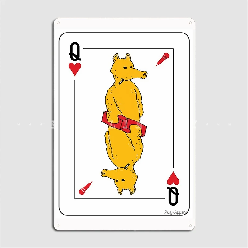 Madlib Quasimoto naipes, placa de Metal, póster de cine, garaje, cine, decoración de pared Retro, carteles de estaño