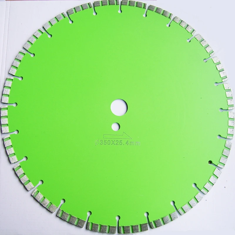 350x7x20mm cold press turbo diamond  saw blade for granite,marble and concrete