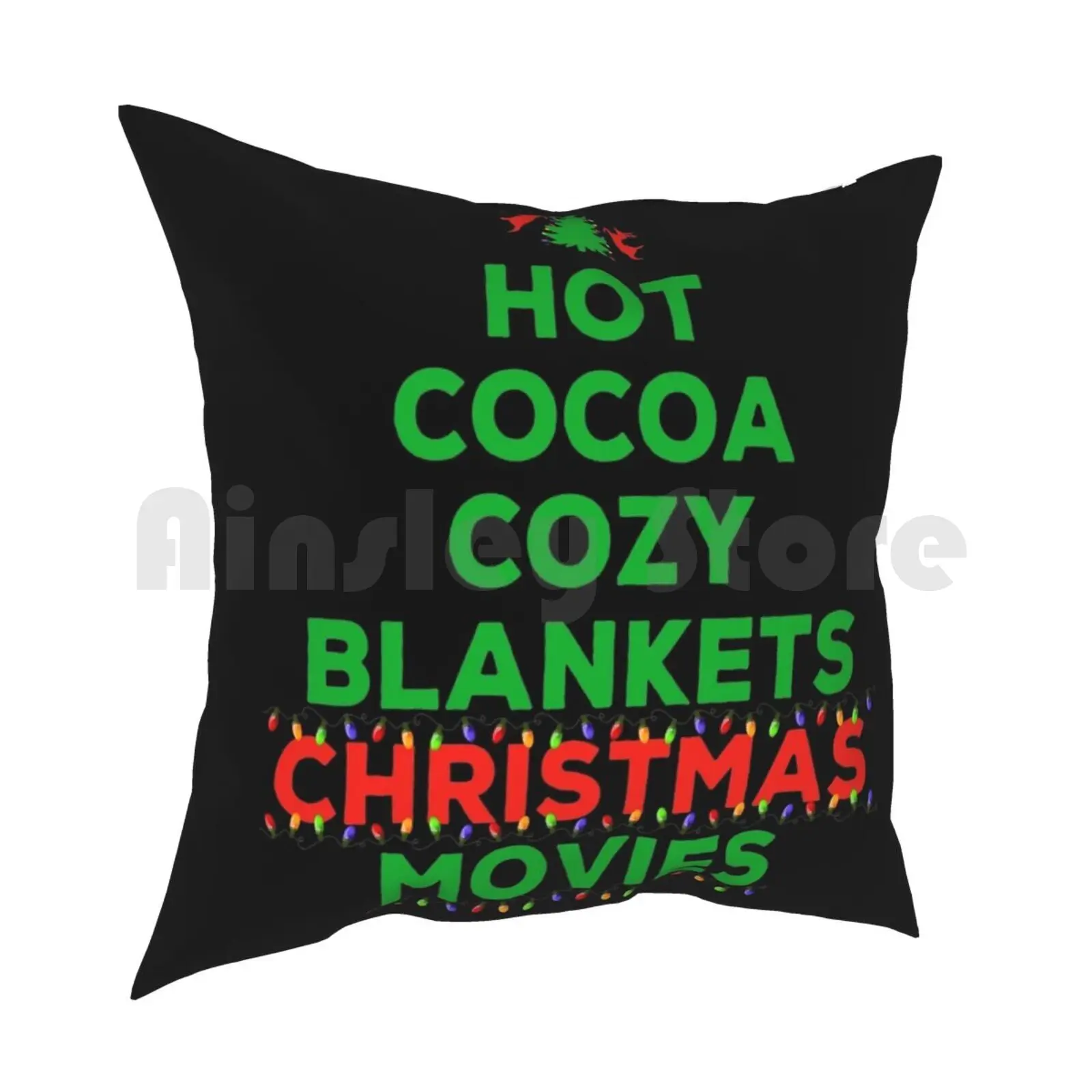 Hot Cocoa Cozy Christmas Movies , Christmas Family Outfits , Christmas Shirt , Blankets Christmas Movies Funny Gift Idea