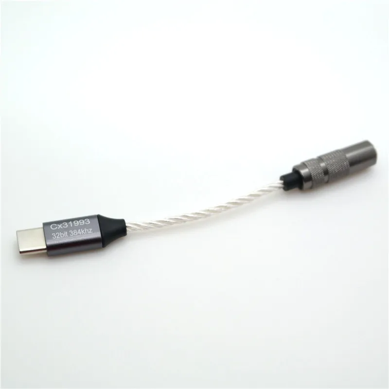 Type C to 3 5 Jack For Phone Samsung  Xiaomi Huawei CX31993 32bit Digital 384khz  Earphone Audio Aux Cable