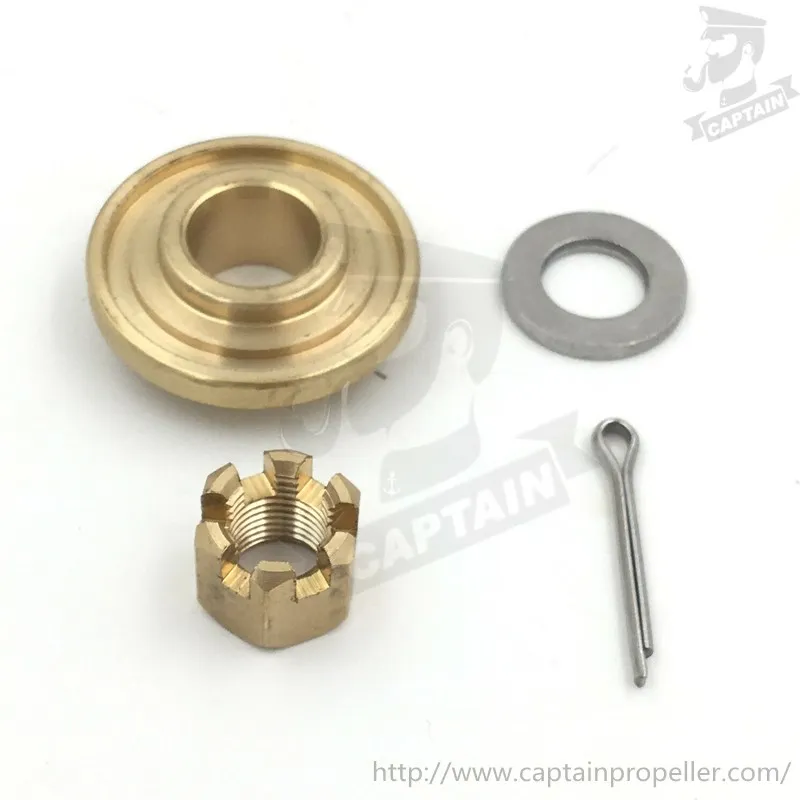 Kit de herramientas de Captain Propeller para Suzuki, arandela de empuje/espaciador/arandela/tuerca/pasador, fueraborda DF 9.9A DF15 DT15 DF20A
