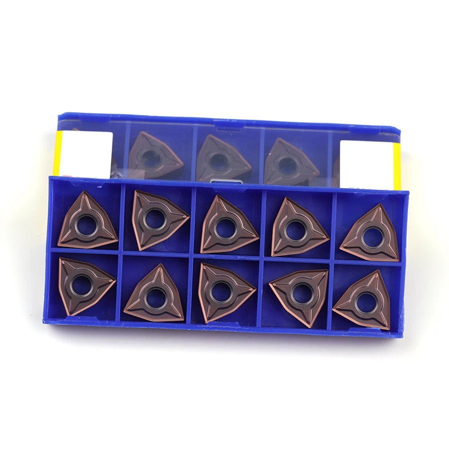 WNMG080408 EM WNMG080404-EM YBG205 CNC torno insertos herramientas de corte de carburo cementado cuchillas de torneado externo, para acero inoxidable