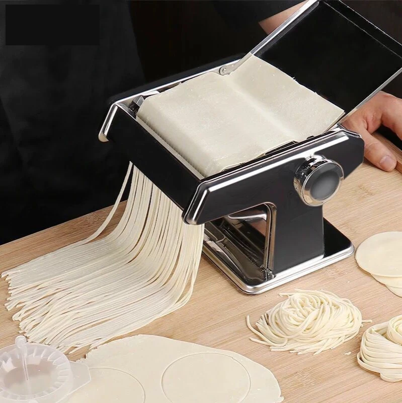 Two-Knife Noodle Pressing Machine Hand-Crank Household Moodle Pressing Machine Manual noodle Making Machine Noodle Pressing Nood