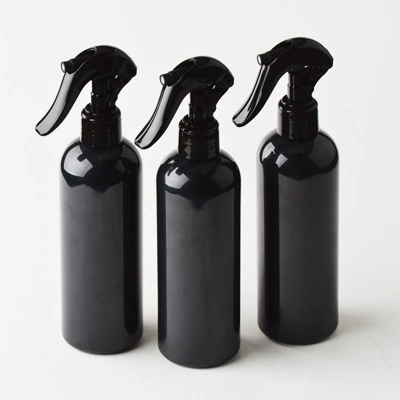 100ml 120ml 150ml Schwarze Flasche mit Trigger Sprayer Nachfüllbar Nebel Spray Flasche für Reinigung Waschmittel 10 teile/los p219