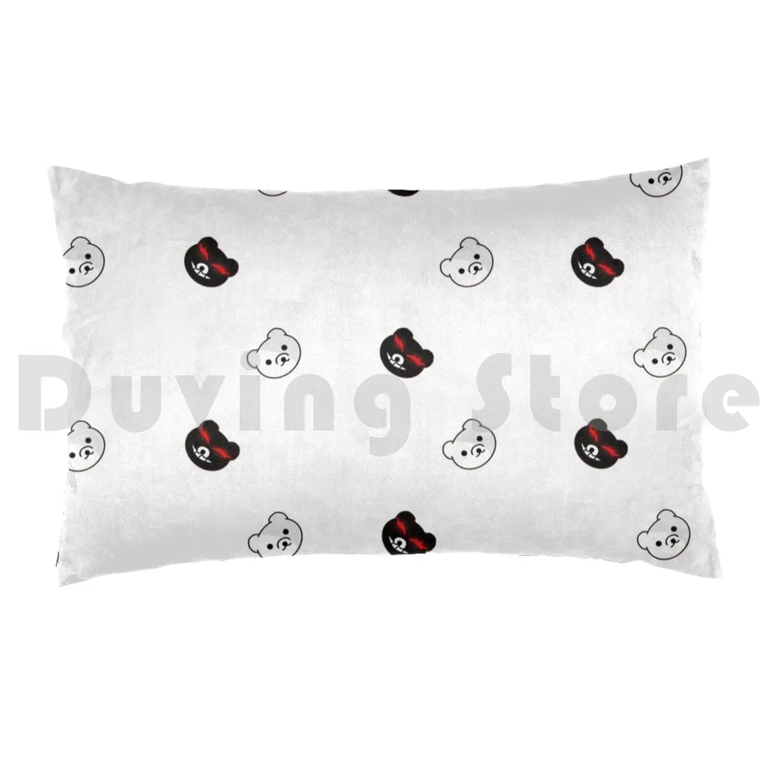 Pillow Case Monokuma Pattern Hat Danganronpa Monokuma Pattern Art Digitalart