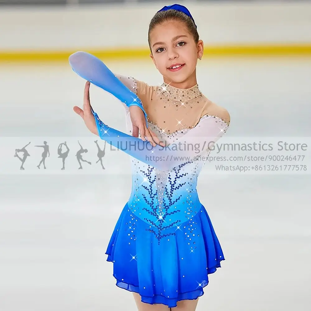blue dress skater Blue Wrap Over Belted Skater Dress – AX Paris main image 1