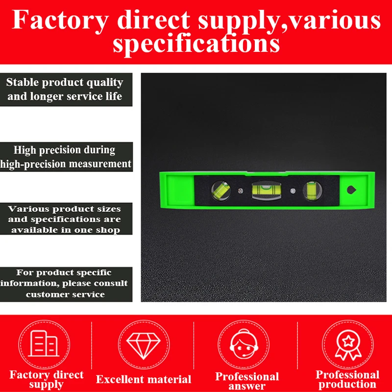 3 Bubble Spirit Level Portable Level Ruler 9 Inch Magnetic Torpedo Level and Ruler abs Vertical Horizontal Bubble Level Tool