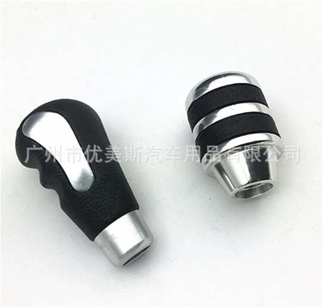 

Universal Leather Aluminum Shift Knob Car Gear Shift Knob Manual Transmission Stick Shift Shift Lever Knob
